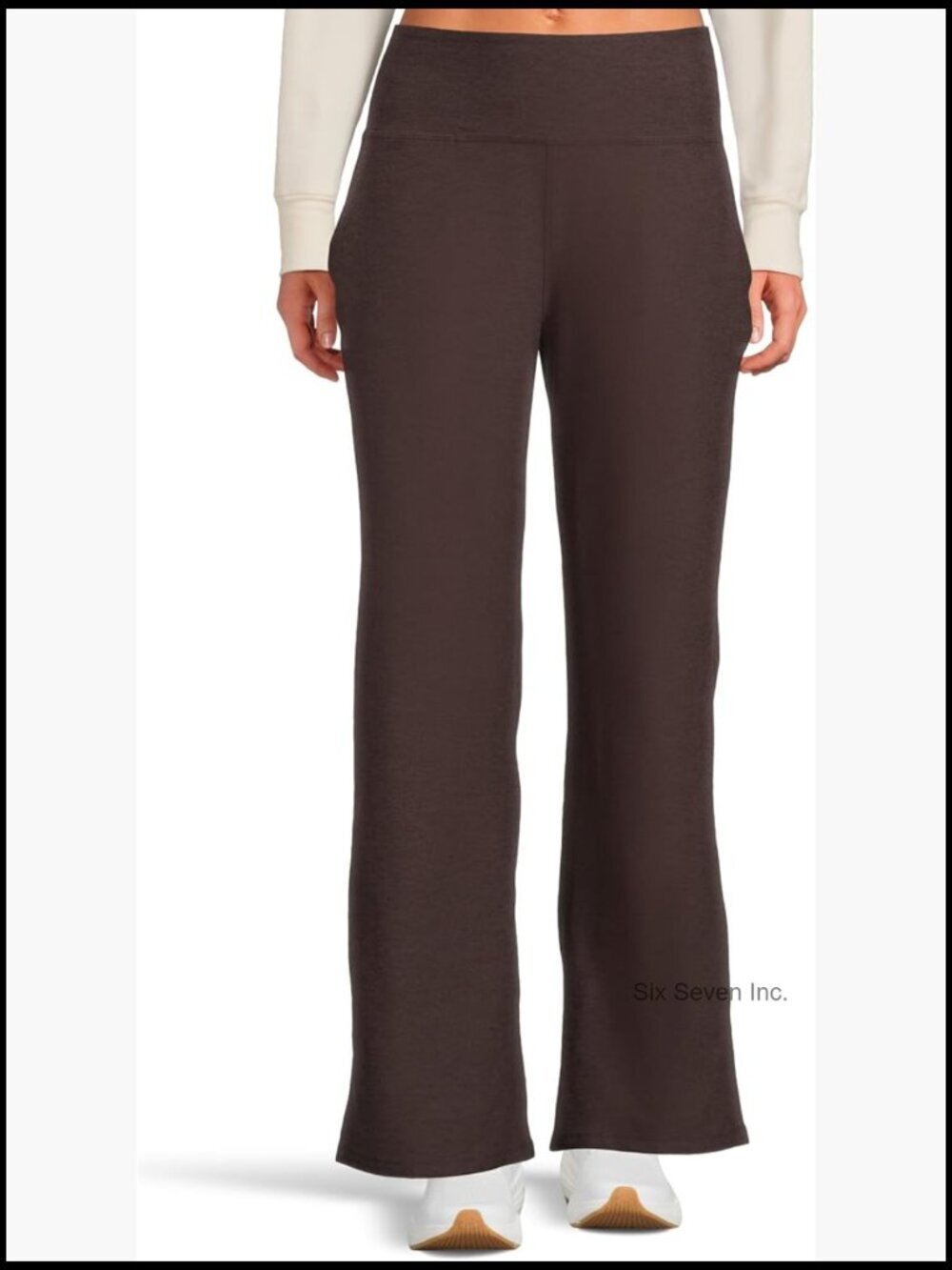 Spacedye Wide Leg Yoga Pants High Rise Side Pockets